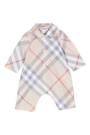 tutina in cotone beige BURBERRY KIDS | 8092758A2205